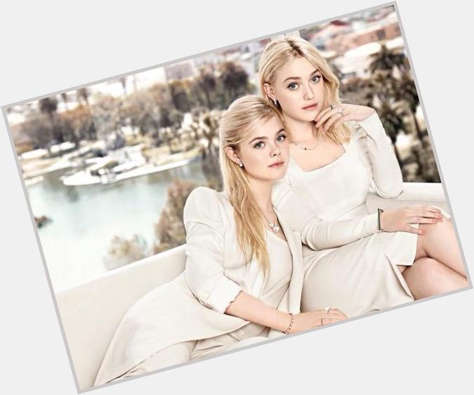 I wanna wish a happy 17th birthday 2 Elle Fanning I hope she has fun with her big sis 