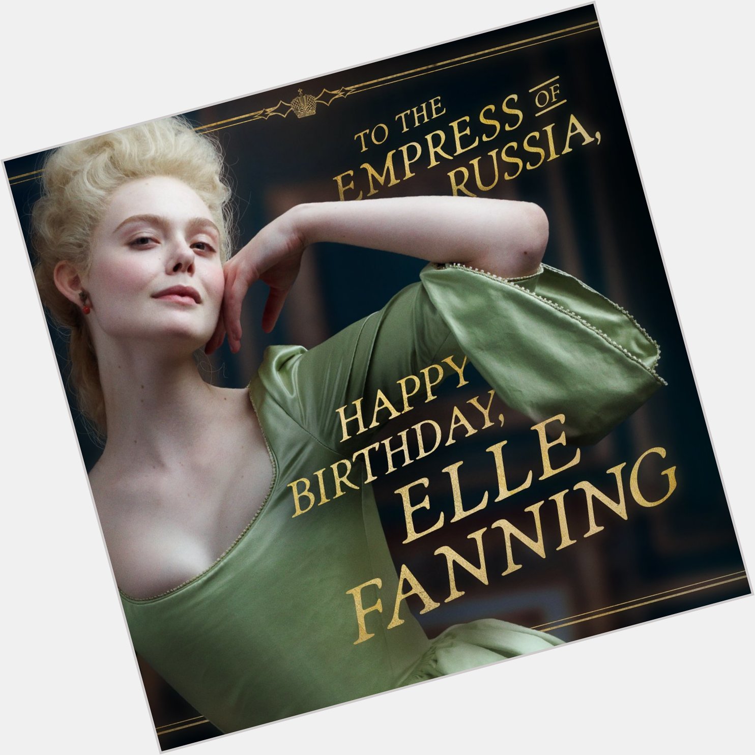 Happy birthday to our empress, Elle Fanning. We bow down, today and always.  