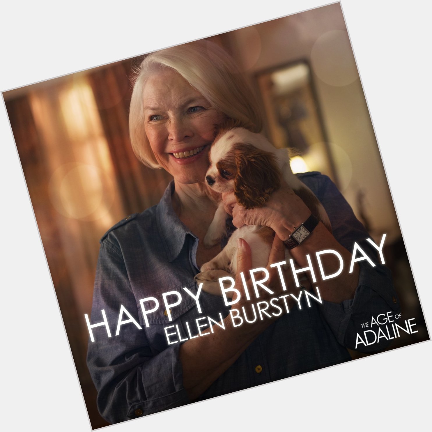 Ellen Burstyn always lights up the screen. Wishing her a happy birthday today.  
