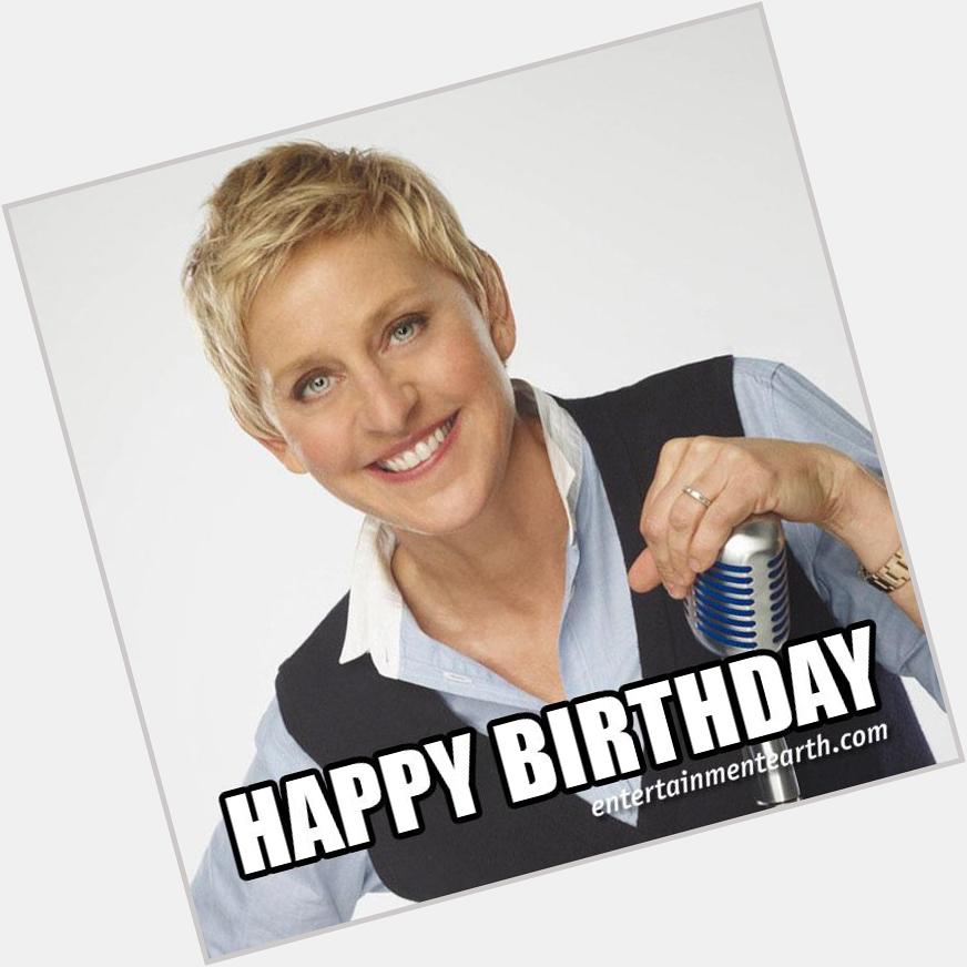 Happy 57th Birthday to Ellen DeGeneres! Shop Collectibles:  