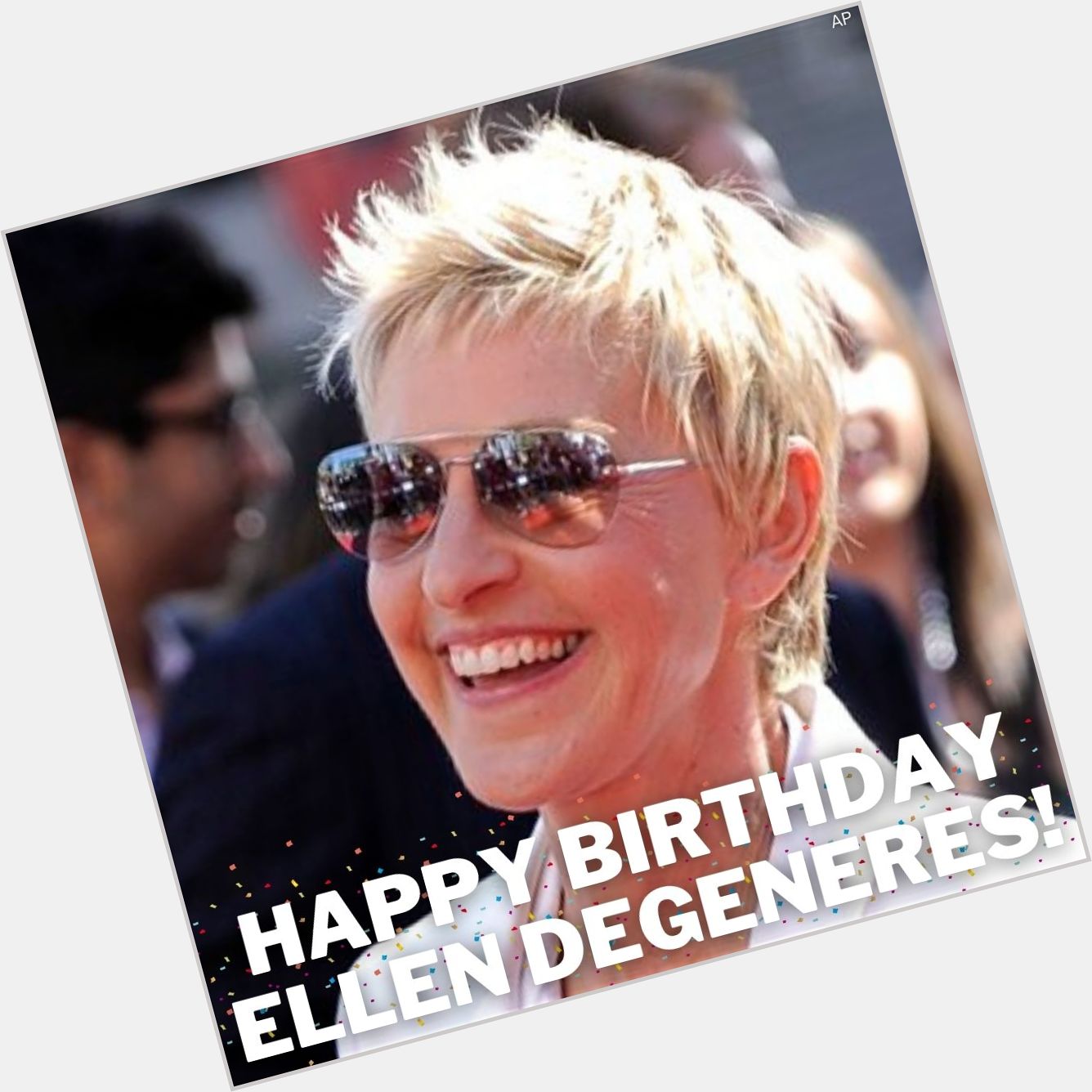 HAPPY BIRTHDAY! Ellen DeGeneres turns 63 today. 