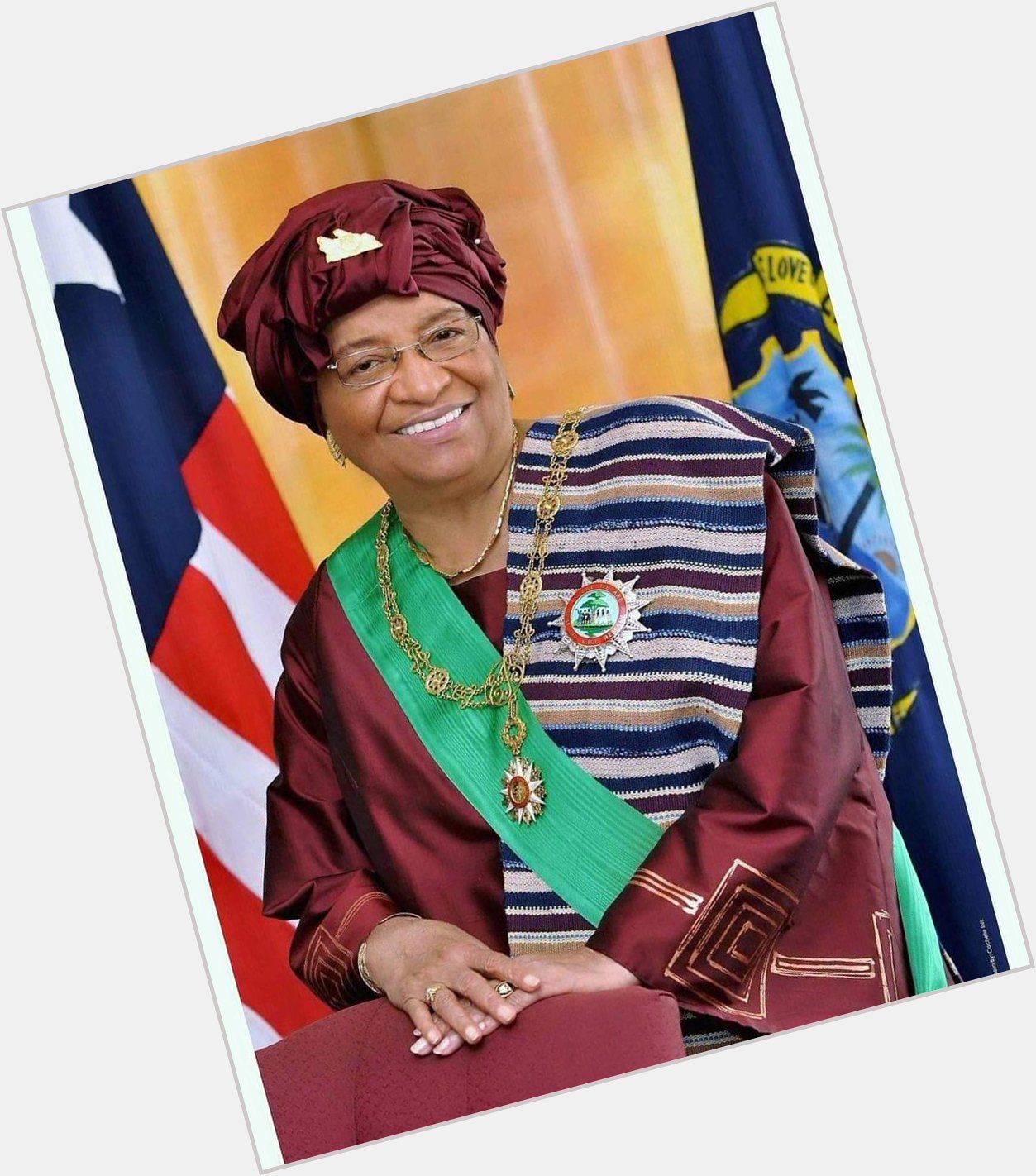Happy birthday to you Madam Ellen Johnson Sirleaf, former President of the Republic of Liberia 