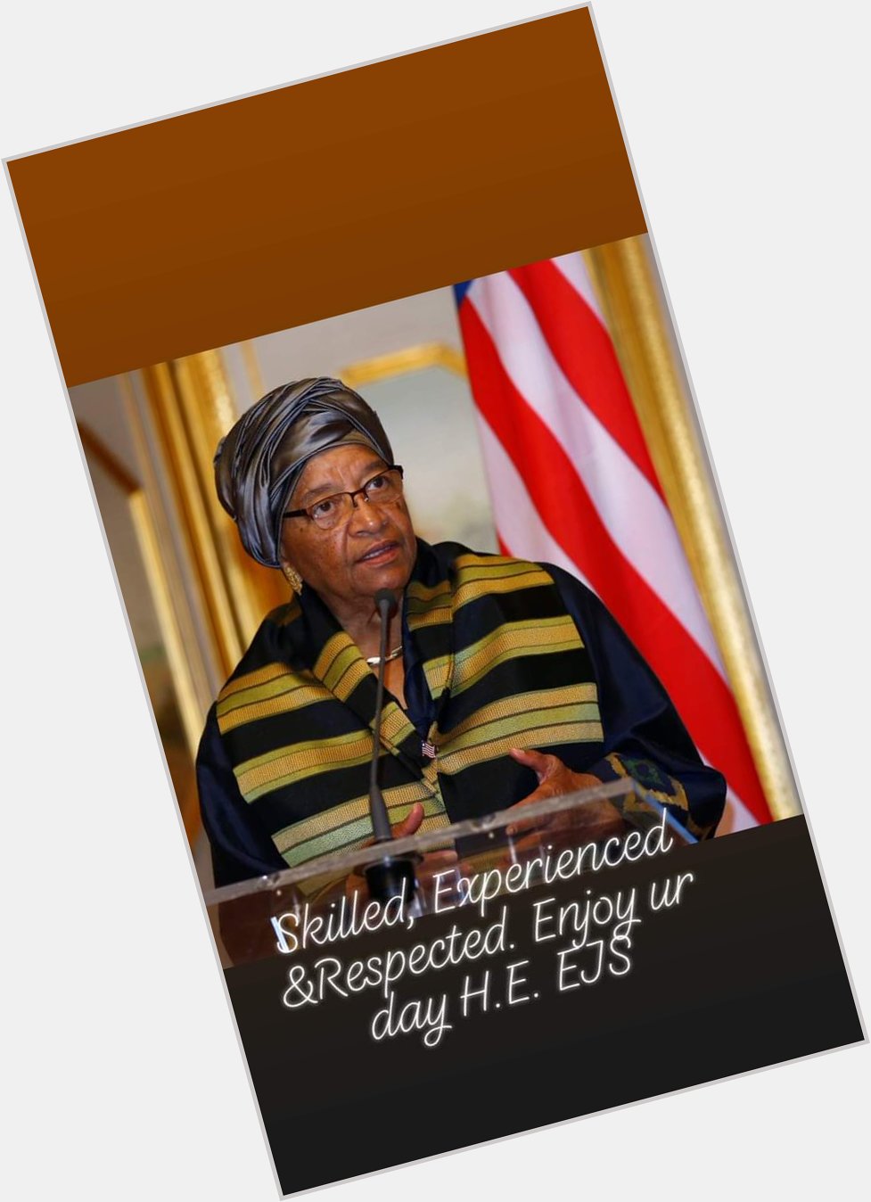 Happy Birthday Former President Ellen Johnson Sirleaf. 