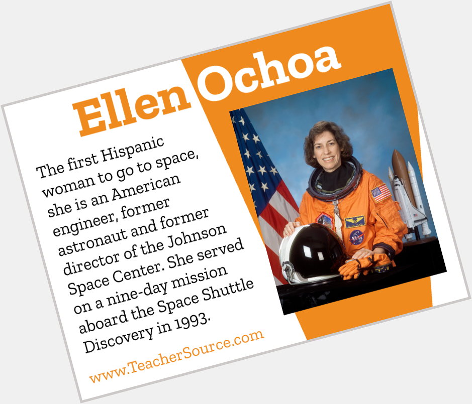 It\s Ellen Ochoa\s birthday. Happy Birthday, Ellen Ochoa!     