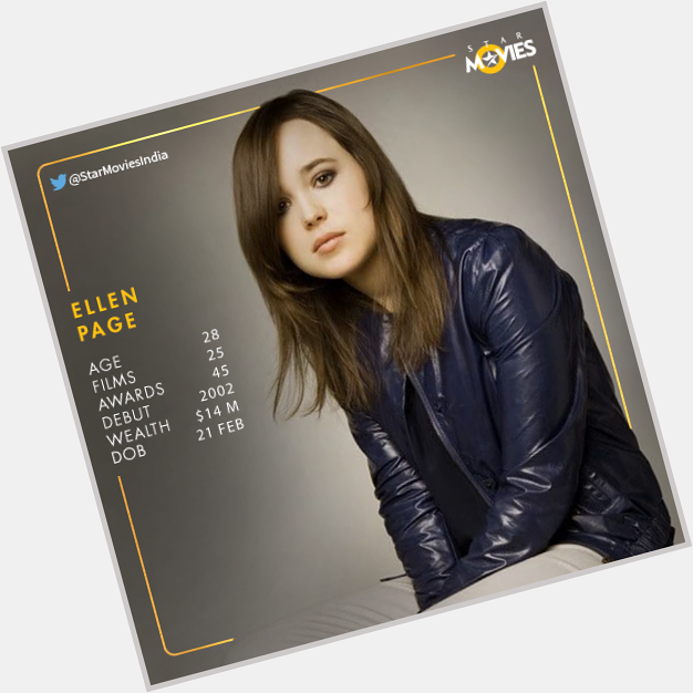 Here s wishing the gorgeous Ellen Page a very Happy Birthday.

Which movie of hers do you love the most? 