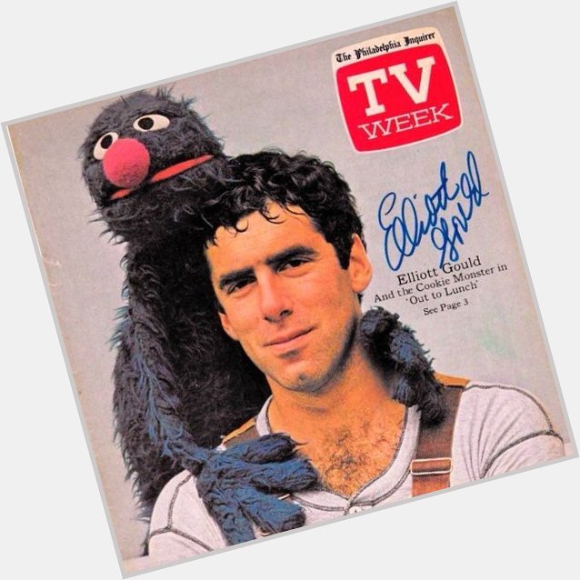 Happy 84th birthday to Elliott Gould! Did you know he and Cookie Monster were the original Frog and G.E.R.M.  ? 