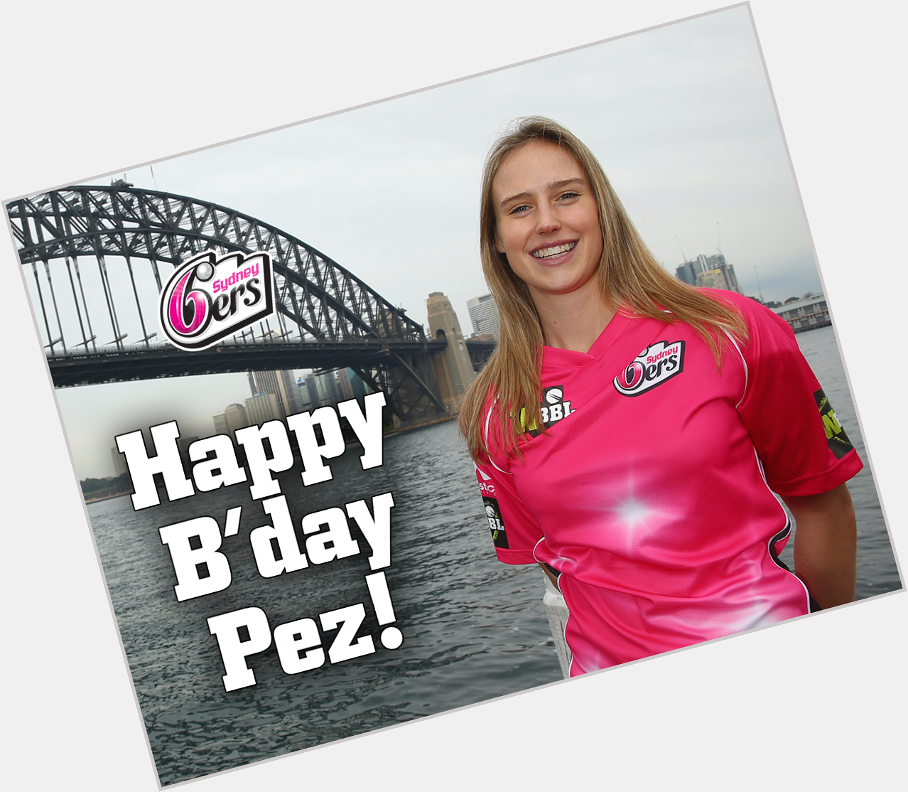 Sending a big happy birthday to our first EVER signing - Ellyse Perry! We can\t wait for the season to start! 