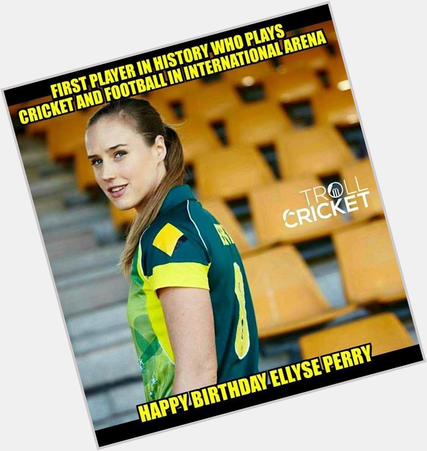 Happy birthday to superstar allrounder, Ellyse Perry! 