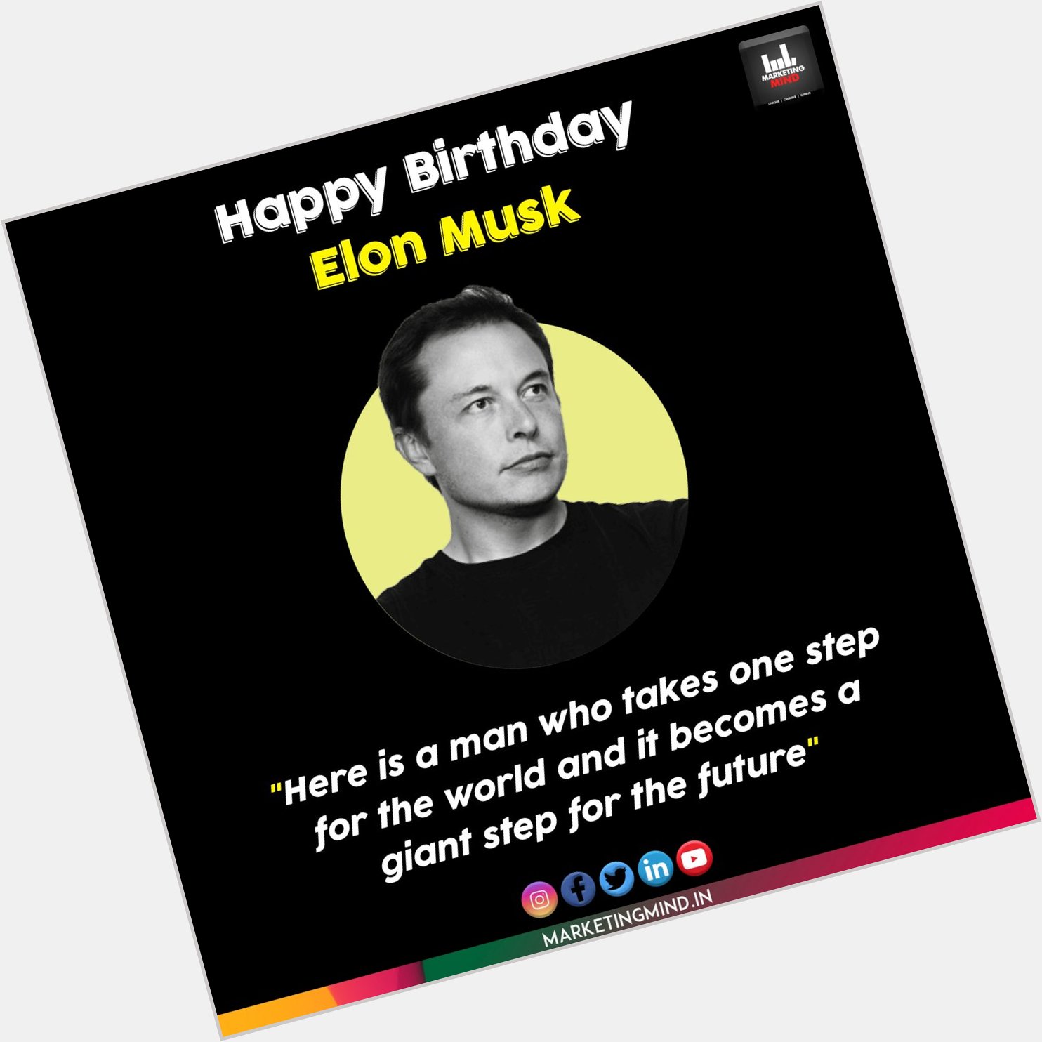 Happy Birthday Elon Musk!  