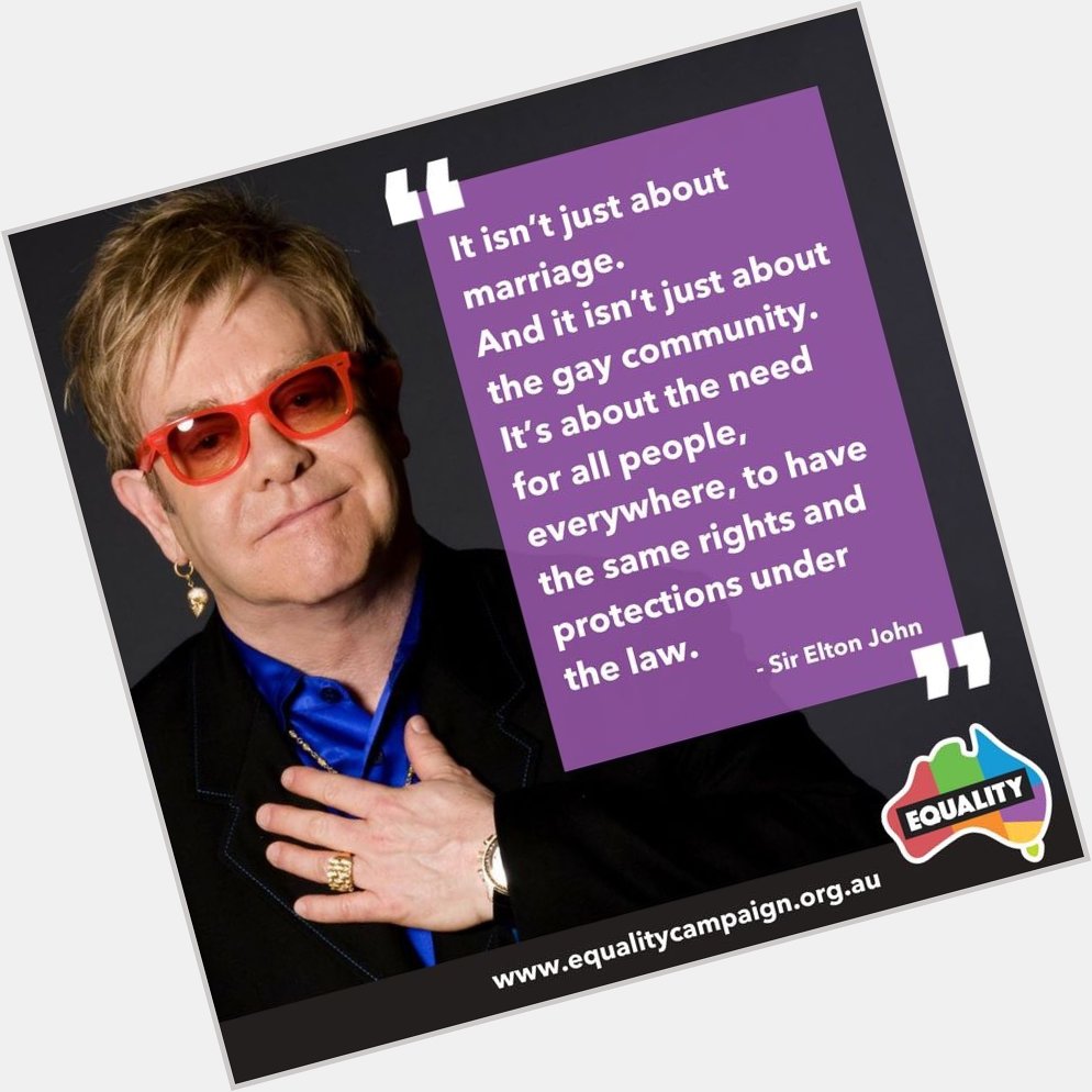 Happy 70th Birthday Elton John!  