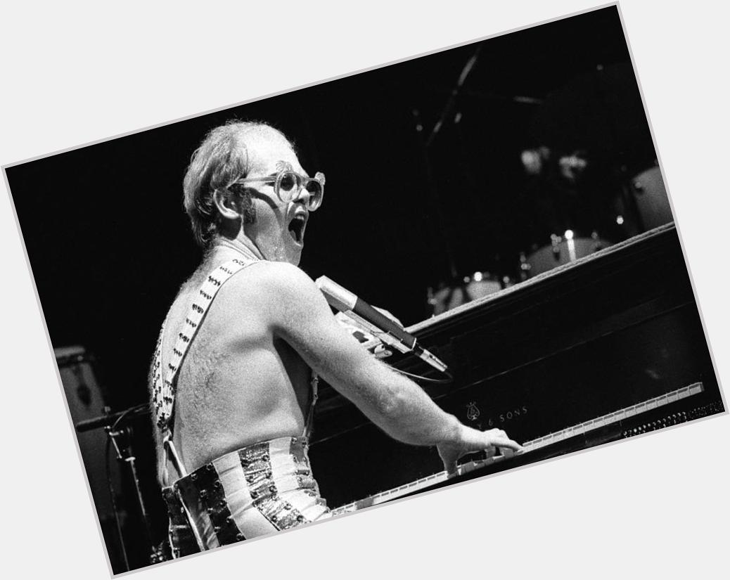 . Happy Birthday to Elton John, 68 today. Photo by Larry Morris/ New York Times.  