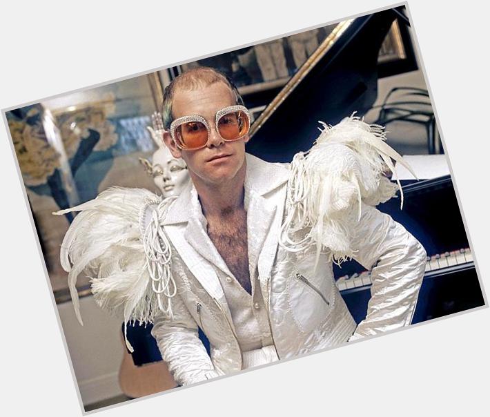 Happy birthday, Elton John, born today in 1947. \Goodbye Yellow Brick Road\ still a great album to this day. 