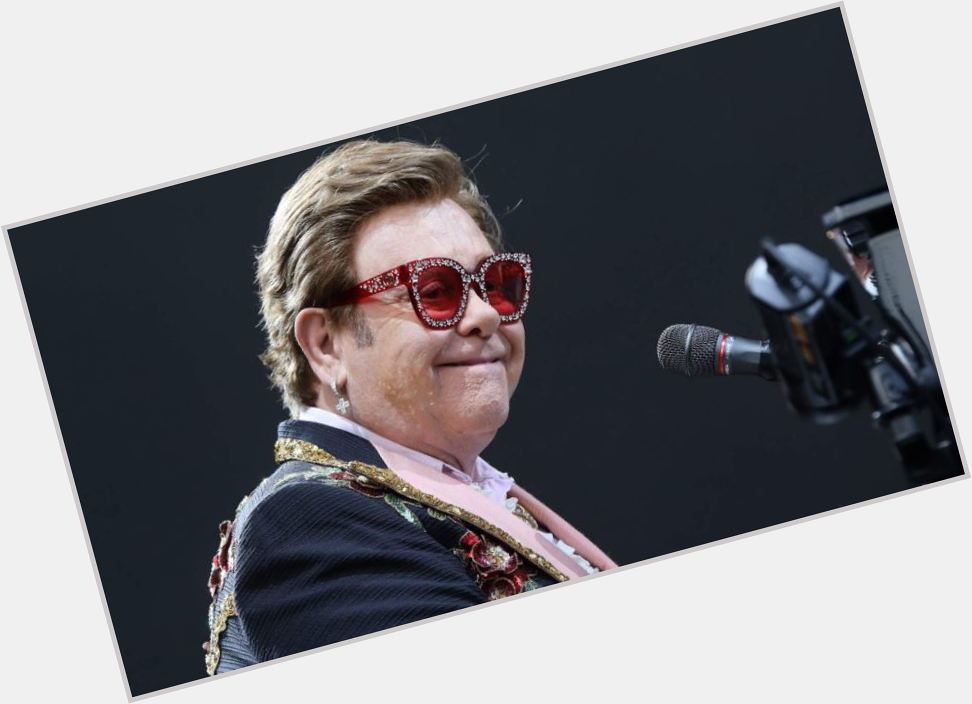 HAPPY BIRTHDAY, ELTON JOHN! The icon is 74 years old today and he\s still rockin\ - 