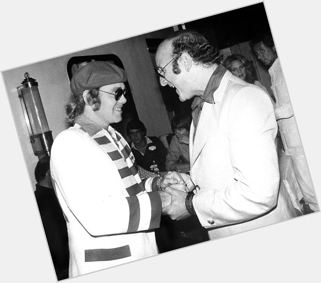Happy Birthday to Clive Davis who turns 89 years young today - pictured here with Elton John, NYC, 1979 