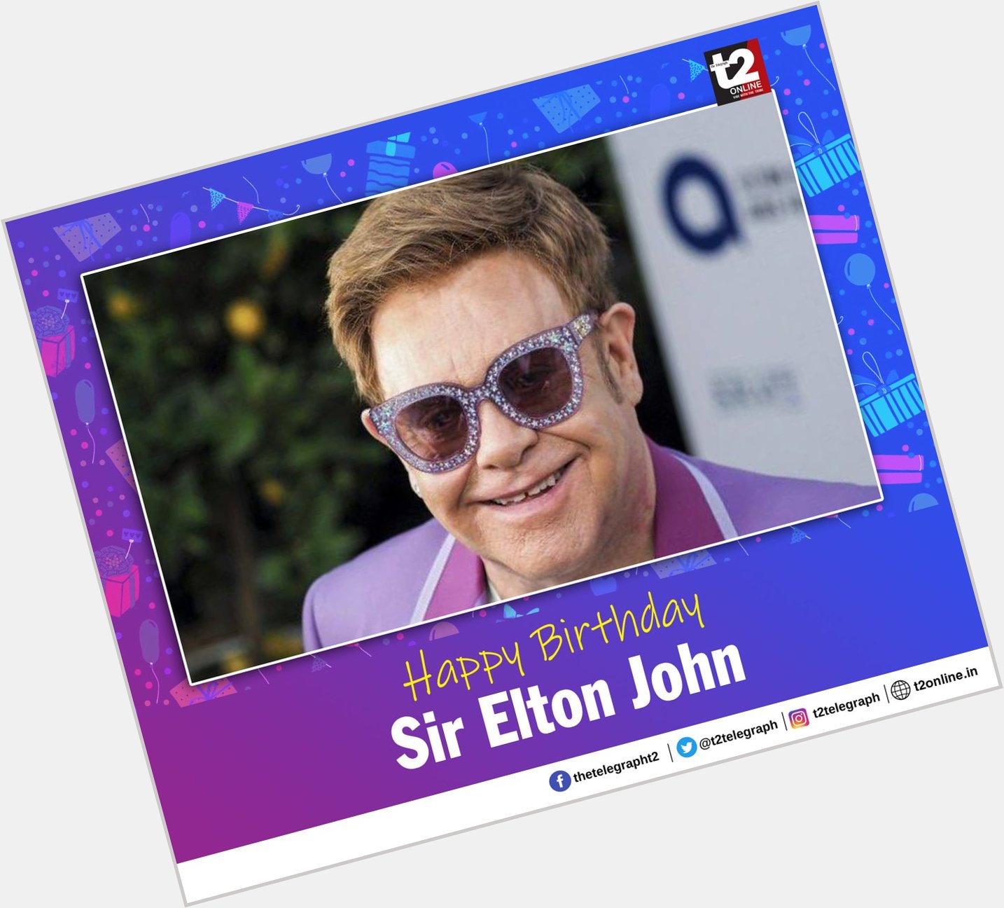Happy birthday to the flashy and fantastical Elton John 