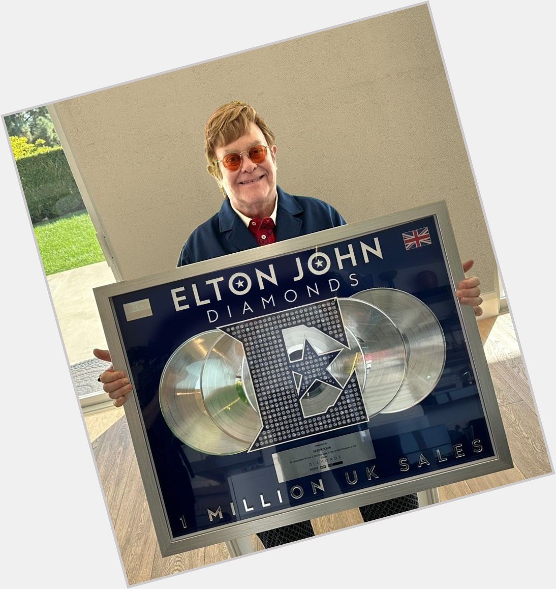   Happy birthday Elton John 76 
