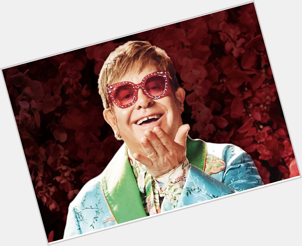 Happy birthday Elton John my Aries brother from another mother!!!         the rocket man! 