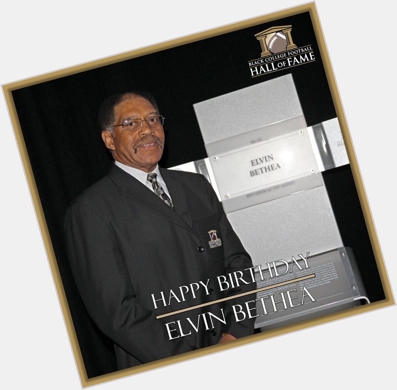 Happy birthday to Black College Football Hall of Fame Class of 2013 Inductee Elvin Bethea!
 