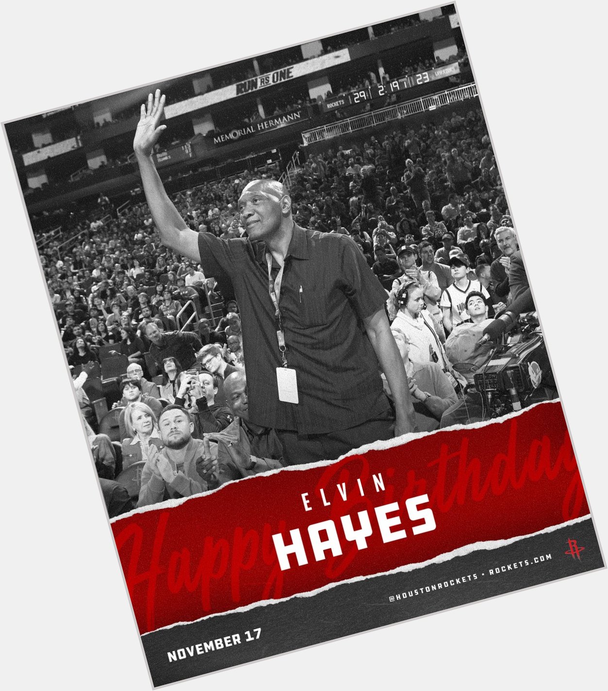  Happy birthday to Rockets Legend Elvin Hayes! 