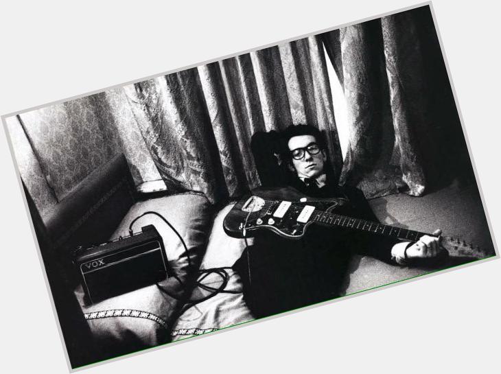 One more post for the day. Happy Birthday to the incomparable Elvis Costello. My aim is true 