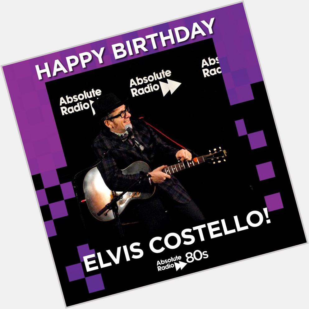 Happy birthday to Declan Patrick MacManus, or Elvis Costello as he\s sometimes known! 