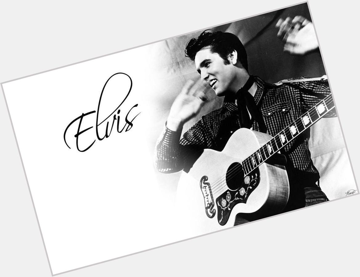 Today Would\ve Been Elvis Presley\s 80th Birthday. Happy birthday King 