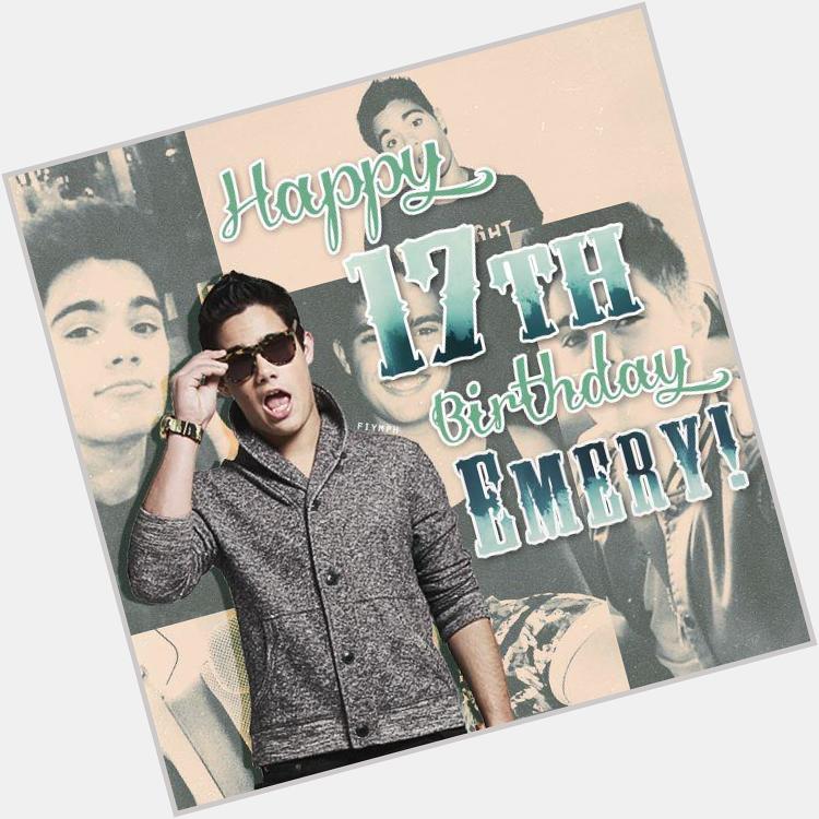 Happy Birthday to one of the most amazing boys in FIYM, Emery Kelly!      You\re 17?! 