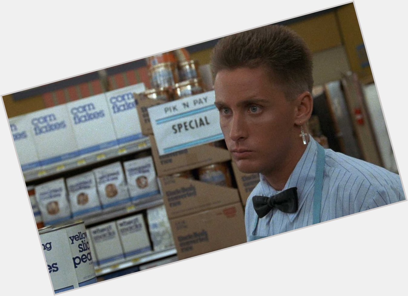 Happy Birthday, Emilio Estevez.  If I had a Top 10 movie list I could remember, Repo Man would always be in it. 