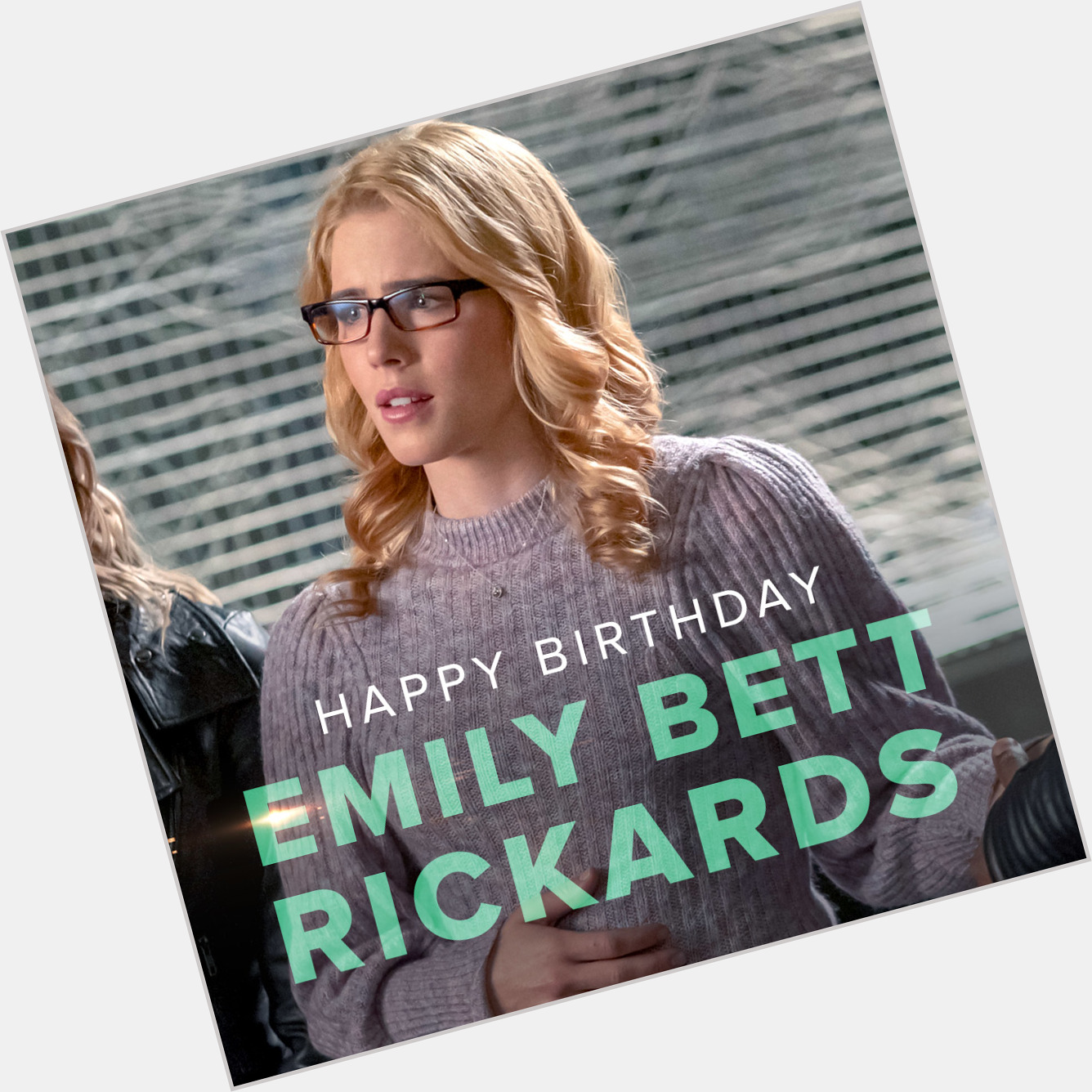 The brains behind it all! Happy Birthday, Emily Bett Rickards! 