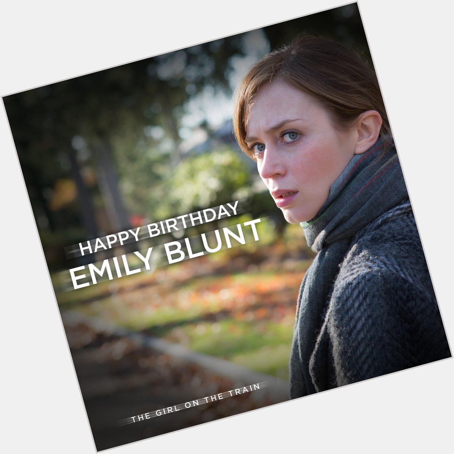 Happy Birthday to Emily Blunt! Catch her in  out now on Blu-ray, DVD and digital download. 