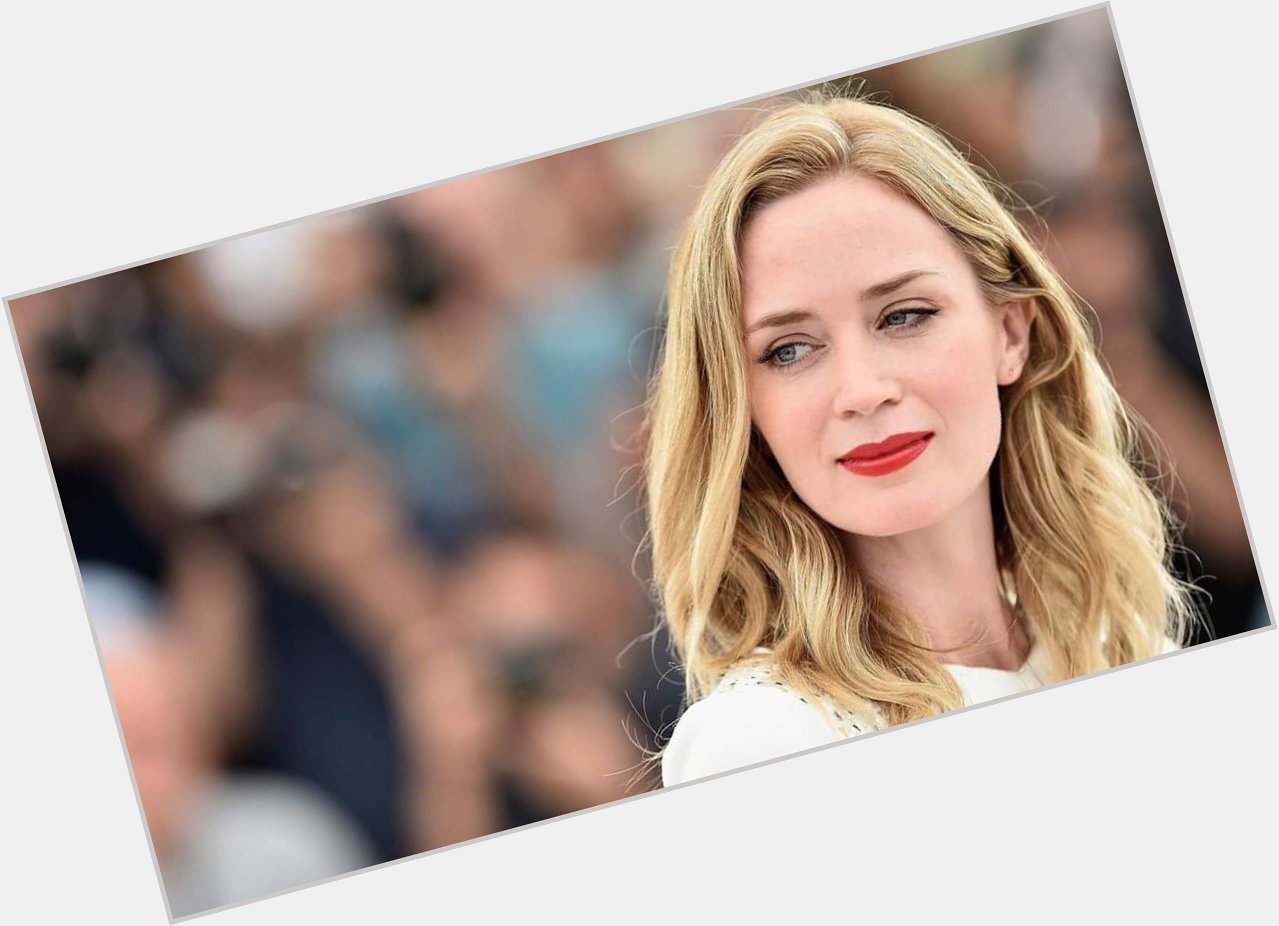 My favorite, lovely actress turns 36 today. Happy birthday, Emily Blunt  