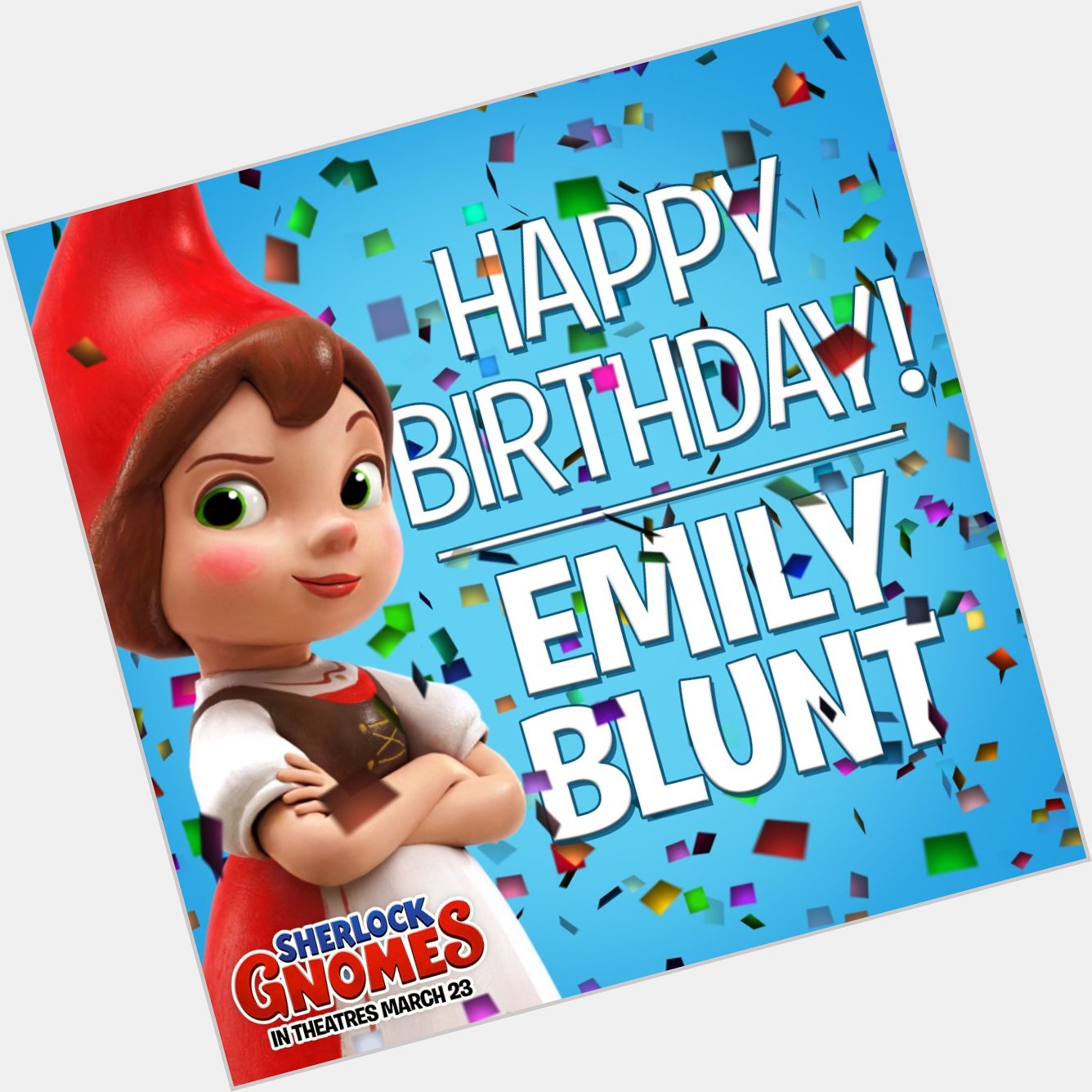 Happy birthday to our fair Juliet, Emily Blunt! 