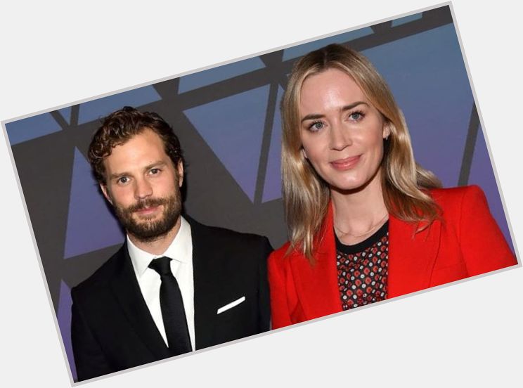 Wishing a very Happy 37th Birthday to actress, Emily Blunt, shown here with Jamie Dornan.  