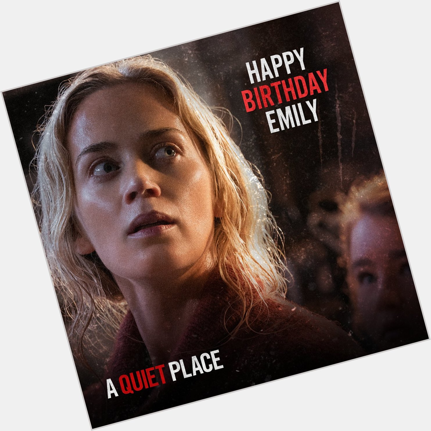 Happy Birthday Emily Blunt! Best to keep the celebrations quiet...  