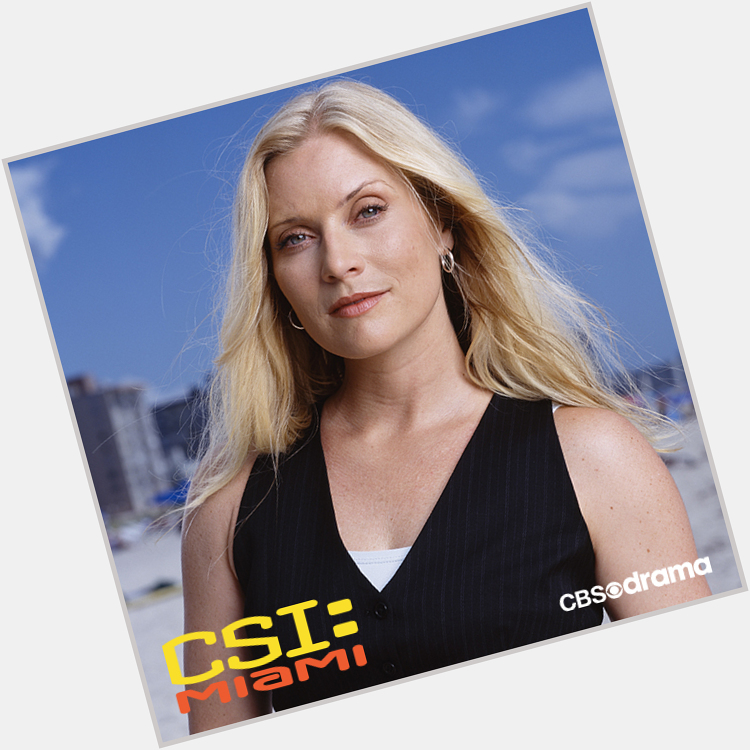 Happy birthday to Det. Calleigh Duquesne better known as Emily Procter. 