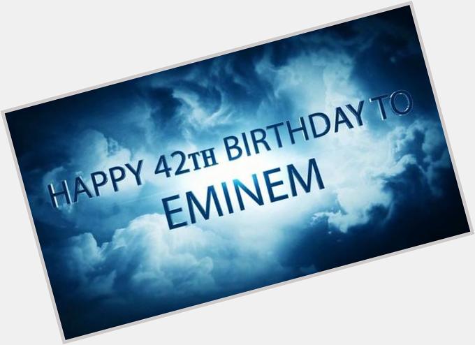 Happy 42th Birthday ,Eminem!!!! 