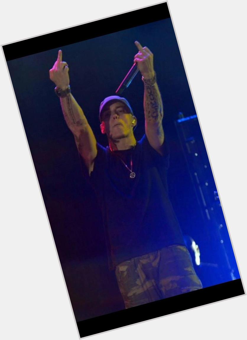 Happy birthday to the one that does it best. Eminem. 