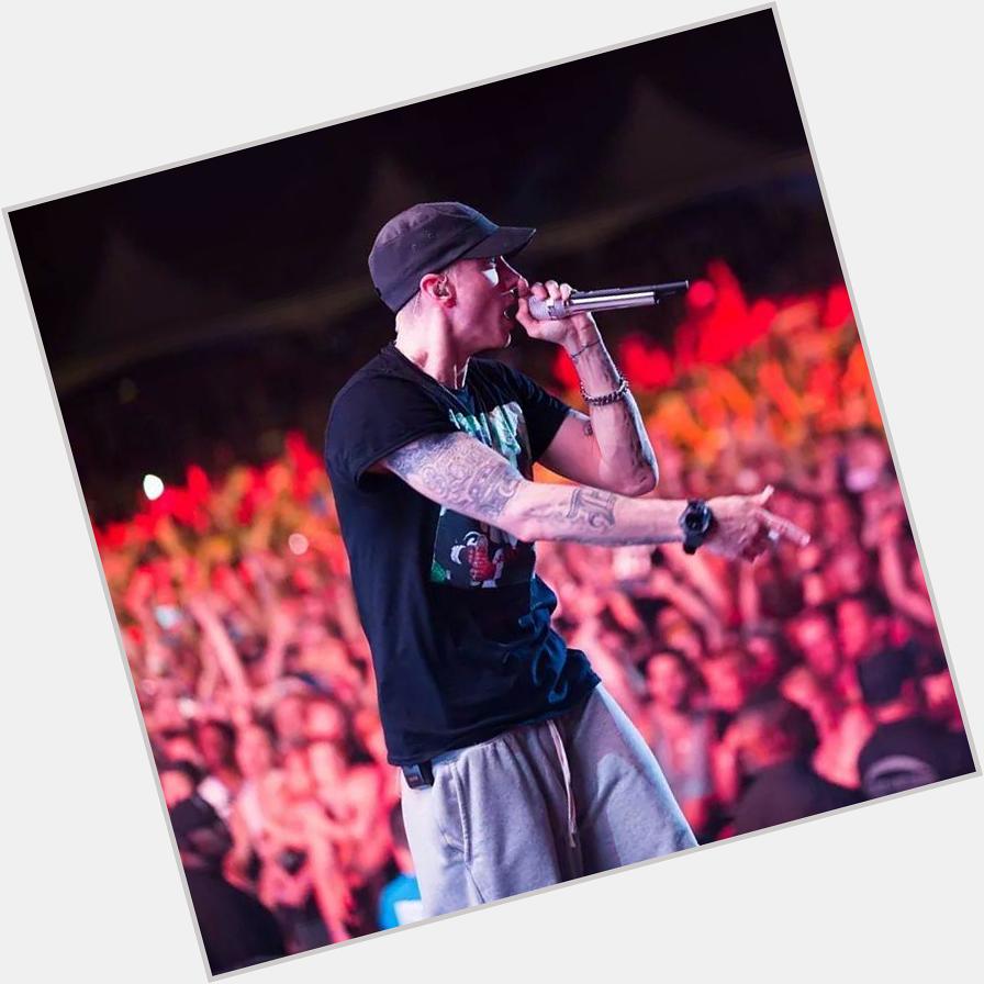 Happy Birthday Eminem  The best rapper ever ! May God bless you    