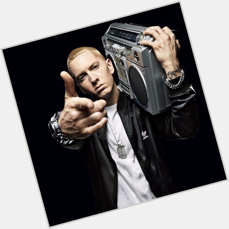 Happy Birthday to the rap god, Eminem    