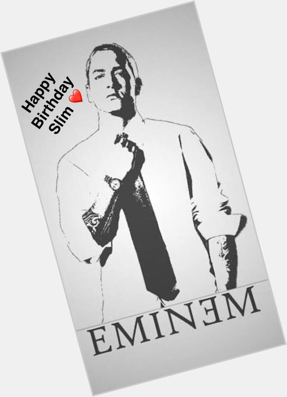 Why be a king, when you can be a God? Happy Birthday Eminem, you re the best thing to happen to music    