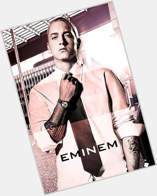 The one true RAP GOD. Happy Birthday Eminem. Thank you for entertaining us with your brilliance. 