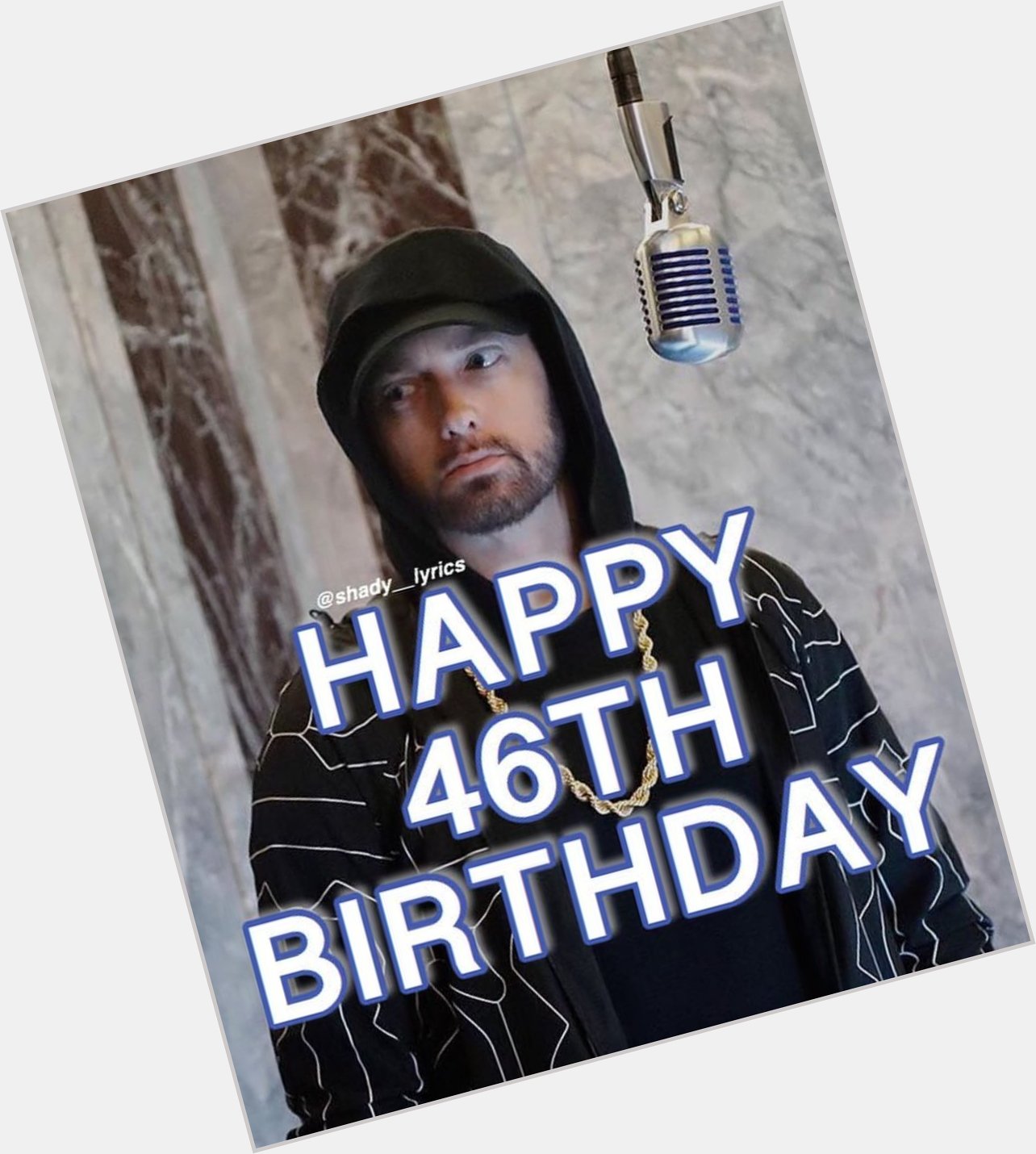 Happy Birthday my Rap God Eminem I love you  I am Eminem fan        by mc jango Rap virus 