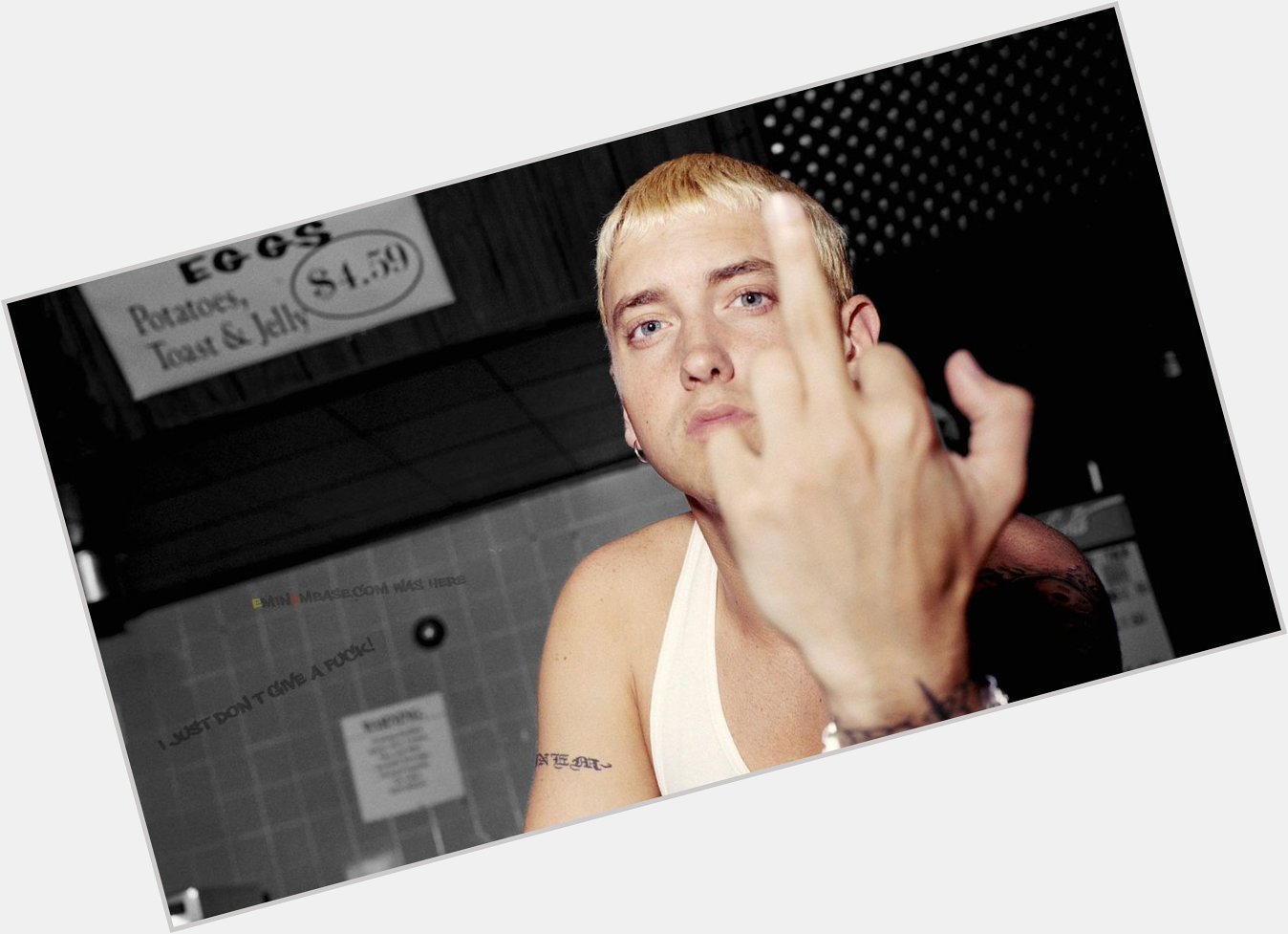 \"Shady\s back, back again\"  Happy birthday to rap legend, Eminem. 