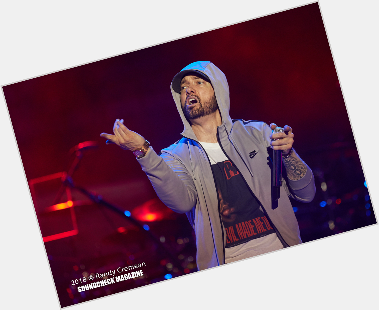 Happy birthday to Eminem. Photos from 2018.  