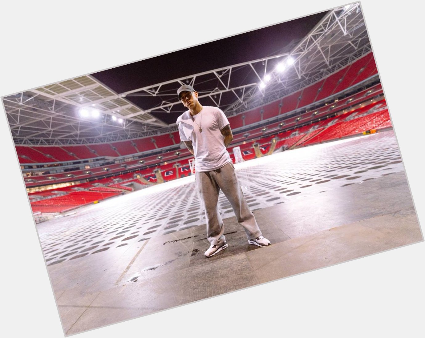 The first rapper EVER to headline Wembley Stadium. Happy birthday  