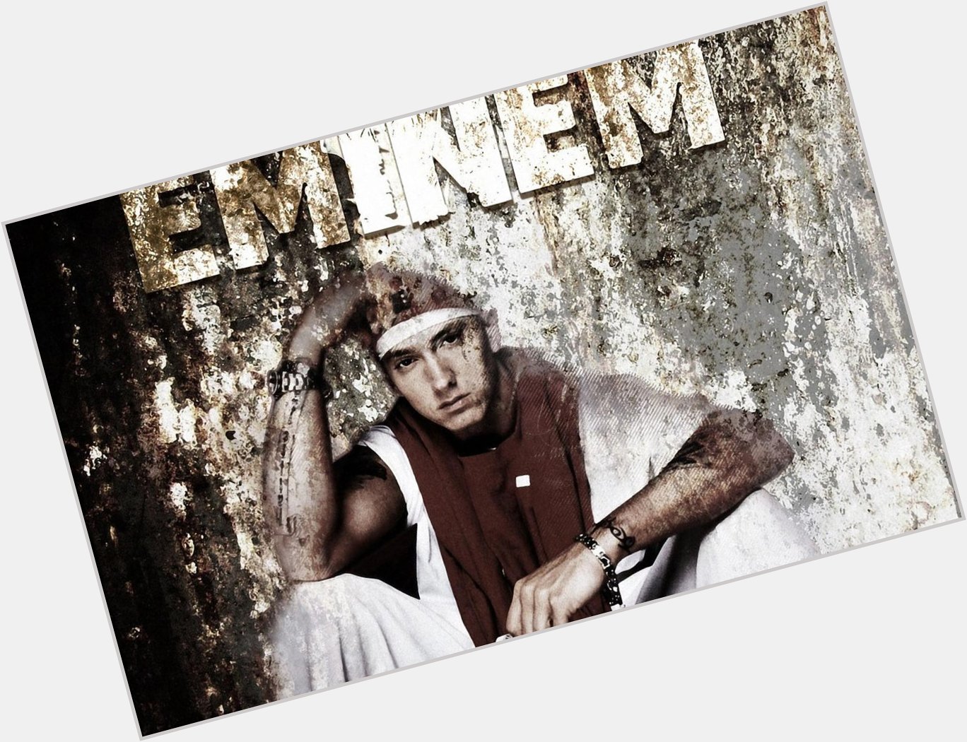 Happy birthday Eminem on your 50th Good luck and health to you.  