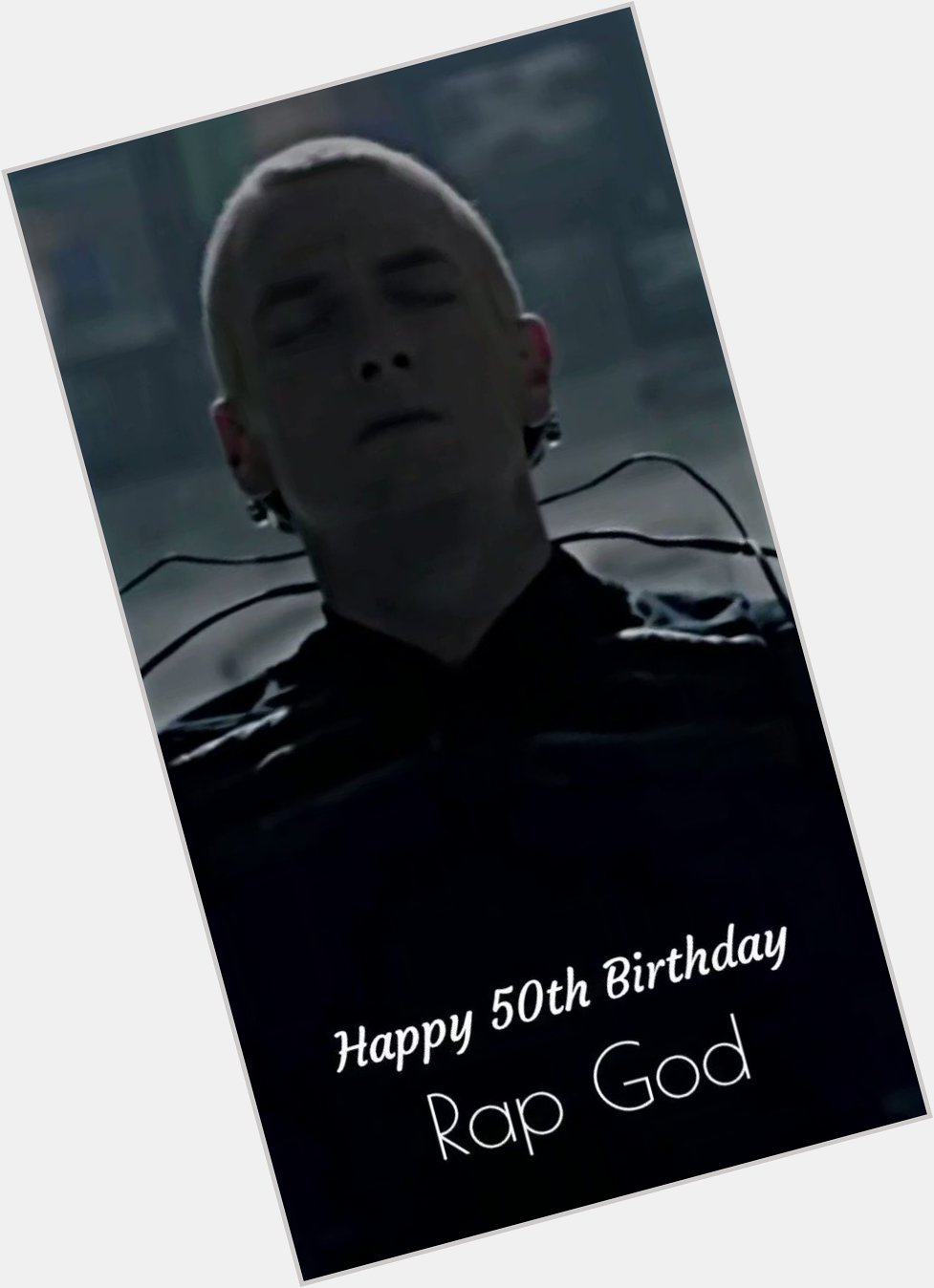 Happy birthday to my most favourite rapper       You are my inspiration, Em  