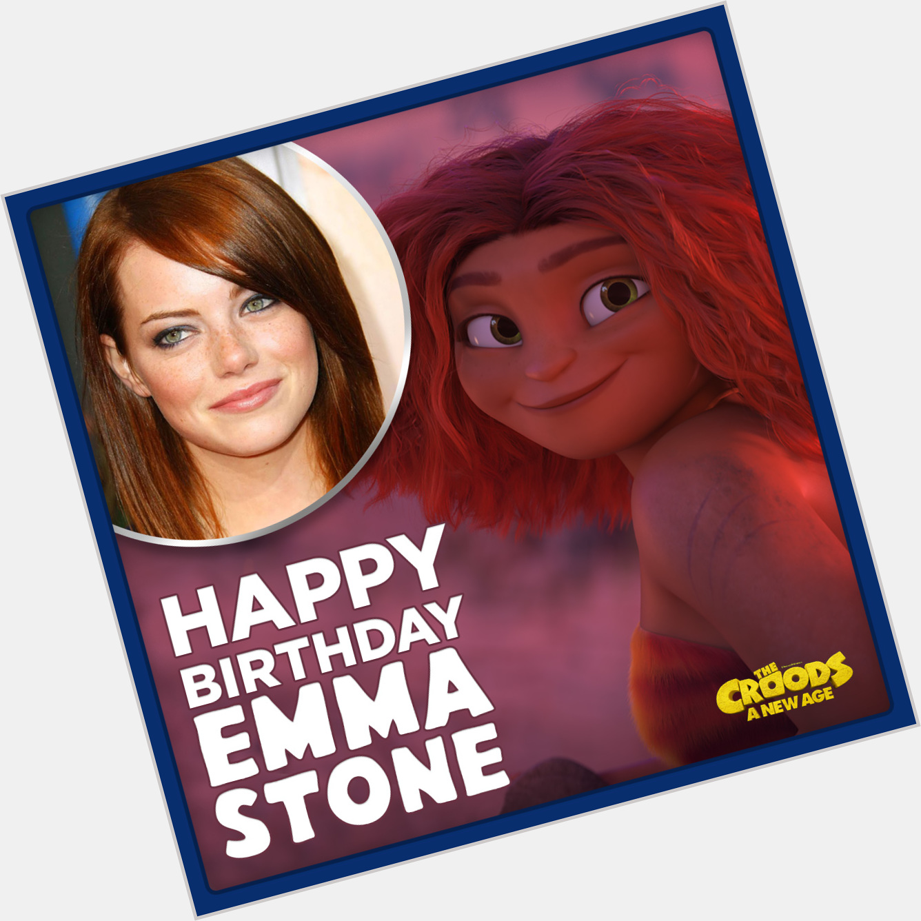 Happy birthday, Emma Stone!  