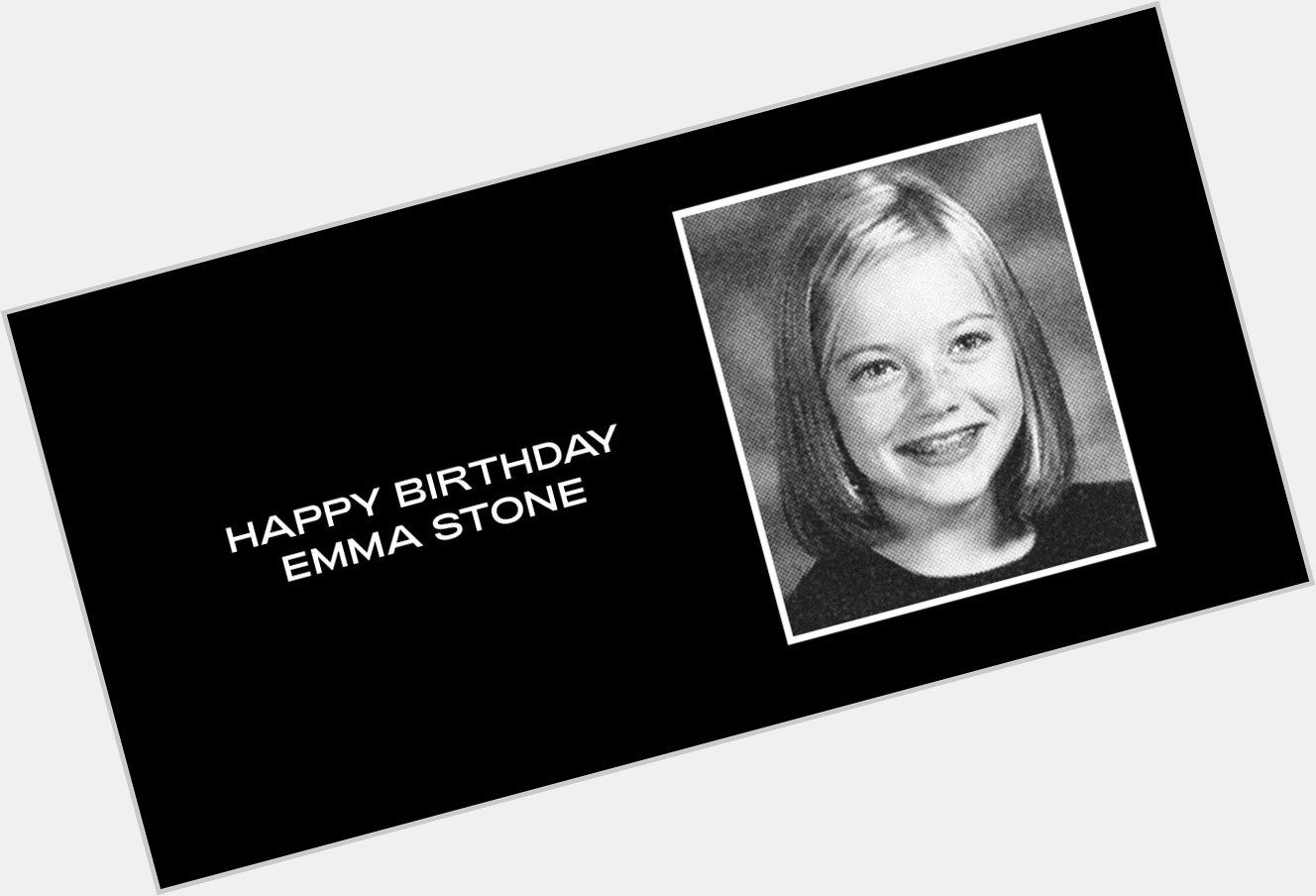 Beyoncé wishes Emma Stone a happy 33rd birthday. 