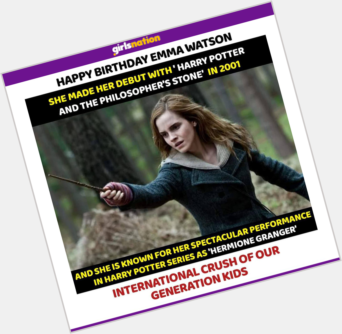 Happy Birthday, Emma Watson! 